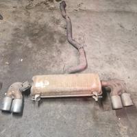 Scarico centrale + finale Audi S1 originale