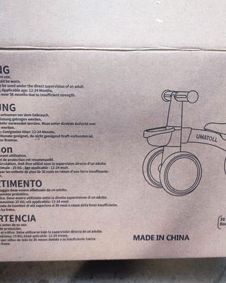 bicicletta bambino per equilibrio 
