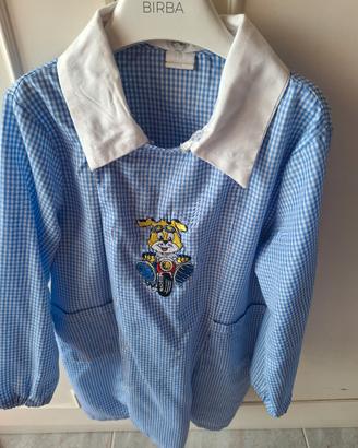 grembiule asilo bimbo 3/4 anni 