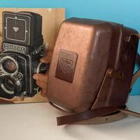 Per Rolleiflex CUSTODIA TROPICALE metallica