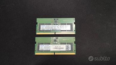 16Gb ( 2x8Gb) ram ddr5 SODIMM 5600Mhz