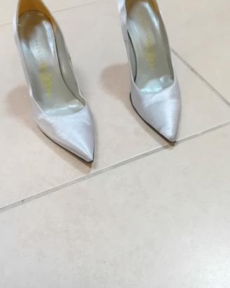 Décolleté stupende grigio chiaro n. 37 molto belle