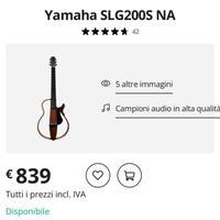 Silent Guitar Yamaha classica