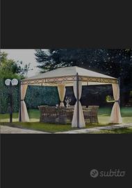 Gazebo Lux rettangolare 3x4