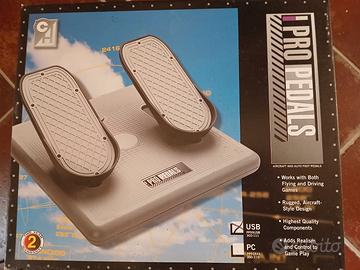 Pedaliera CH Pro Pedals USB - Per simul di volo PC