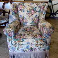 Poltrona con stampato di fiori 🌹