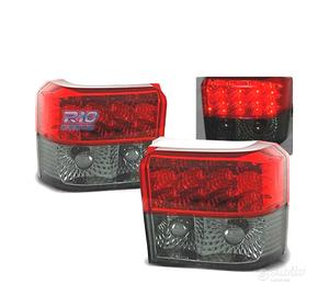 FARI LED PER VOLKSWAGEN VW T4 90-03 ROSSO FUMÉ LED