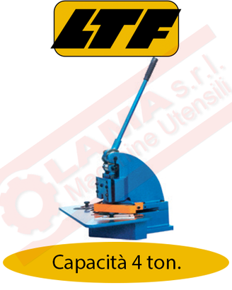 Scantonatrice manuale 4 ton.