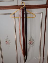 Quattro Cinture Marroni & Nere in vera pelle 