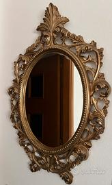 SPECCHIO OVALE VINTAGE “SHABBY”
