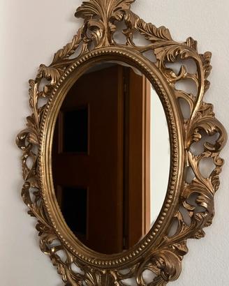SPECCHIO OVALE VINTAGE “SHABBY”