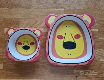 Piatti bimbi in fibra di bambù 