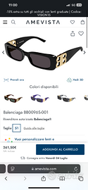 Occhiali da sole Balenciaga