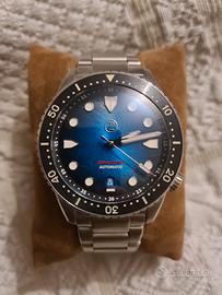 Zelos mako v3 teal orologio automatico 