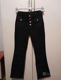 Pantaloni / Jeans a zappa neri da donna