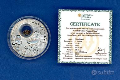 Niue 2013 - 2$ - Lucky Coins Goldfish - PROOF
