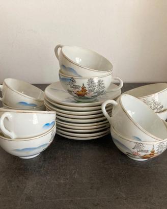 Set 20 Pezzi Porcellana Giapponese