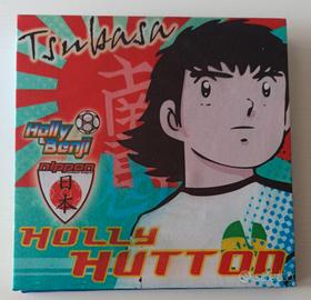 quadro tela tsubasa - hyuga - genzo