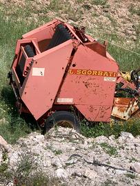 Rotopressa sgorbati 820 con ranghinatore