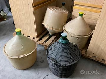 Damigiane in vetro da 50 litri