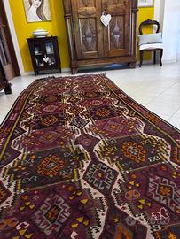 Tappeto kilim antico perfettamente conservato