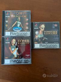 2 giochi Sony PlayStation PS1 Tomb Raider 