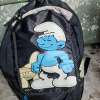 Zaino Scuola PUFFI Nero