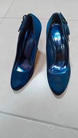 Scarpe blu stupende NIMEITE n.37 tacco belle
