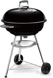 Weber Compact Kettle BBQ a carbone