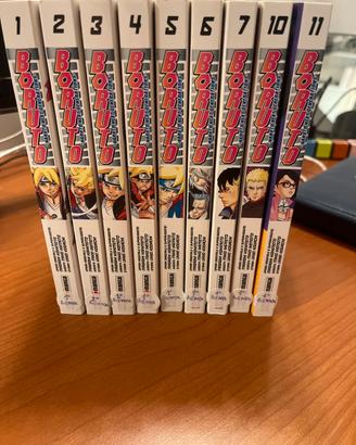 Boruto 1-2-3-4-5-6-7-10-11, manga prima ristampa