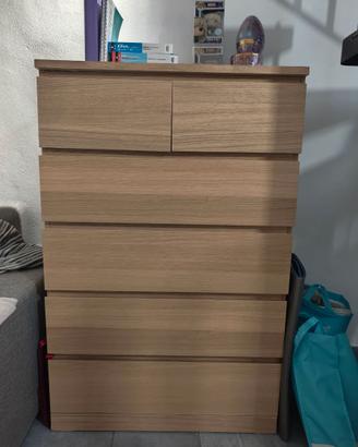 Cassettiera MALM IKEA - 5 Cassetti