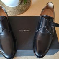 scarpe donna mocassino in pelle nera nuovissime