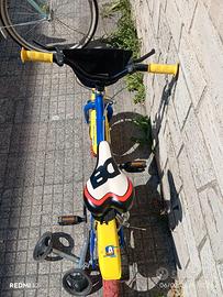 Bicicletta bimbo Sonic,nuova,usata veramente due v