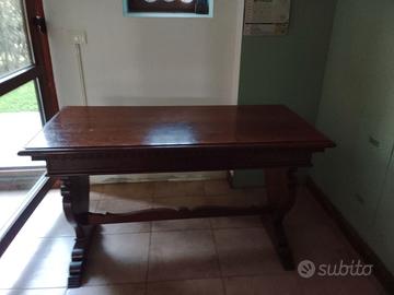 Scrittoio / Tavolo stile Fratino antico in legno