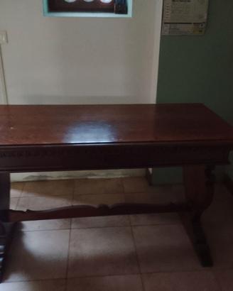 Scrittoio / Tavolo stile Fratino antico in legno