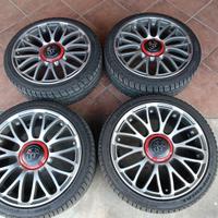 Set cerchi Abarth  a margherita raggio 17