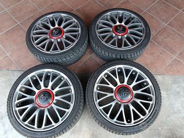 Set cerchi Abarth  a margherita raggio 17