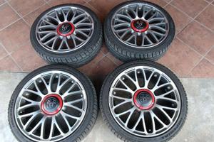 Set cerchi Abarth  a margherita raggio 17