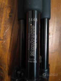 Treppiede Manfrotto 344B + testa a sfera Manfrotto