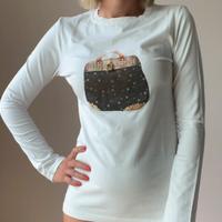 Maglia a maniche lunghe con stampa