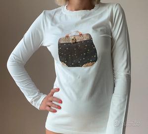 Maglia a maniche lunghe con stampa