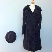 Pelliccia nera artigianale