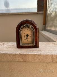 Orologio legno/argento