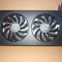 scheda grafica amd Radeon RX 6500 x 4gb