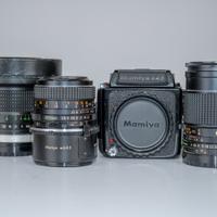 MAMIYA M645 con ottiche