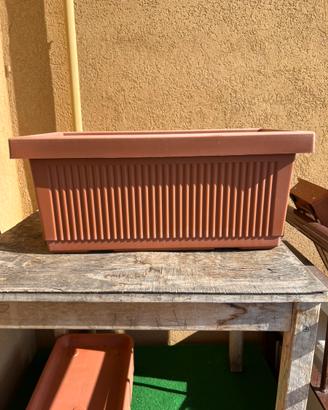 Cassetta per fiori Europlast cm 50 con sottovaso