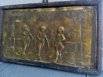 Quadro, bronzetto Allegoria dei primi '800