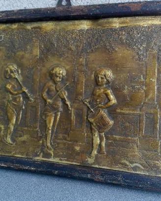 Quadro, bronzetto Allegoria dei primi '800