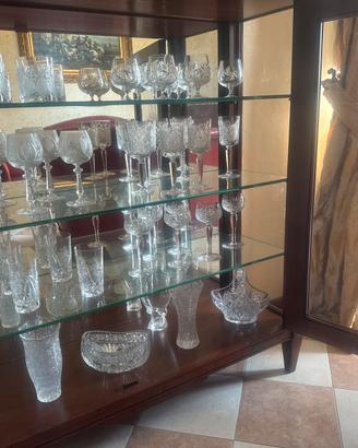 Set bicchierine acessori cristallo bohemia