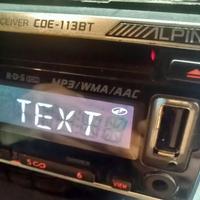 Autoraio Alpine CDE 113BT